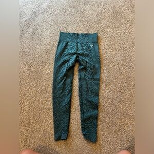 Green Animal print Gymshark leggings